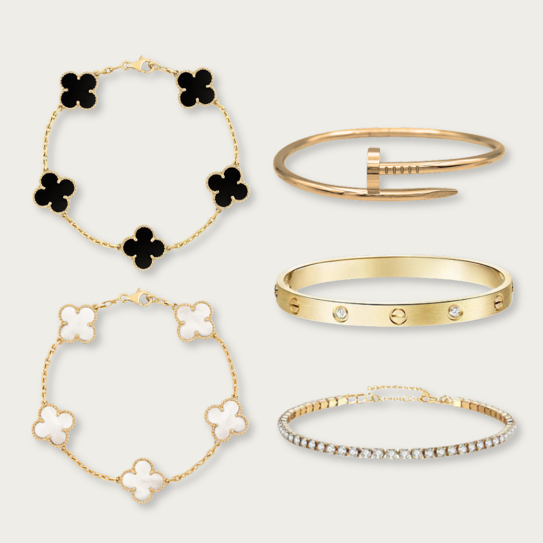 Pack Diamante – 5 o 6 Pulseras