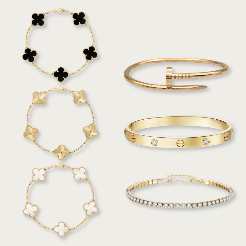 Pack Diamante – 5 o 6 Pulseras