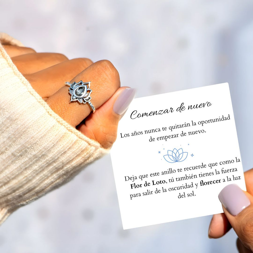Anillo Lotus – Comenzar de Nuevo