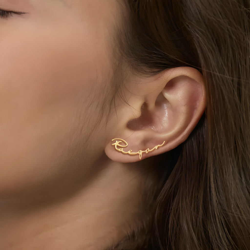 nan - Pendientes de Plata y Oro | Valentina Jewels - vista 2