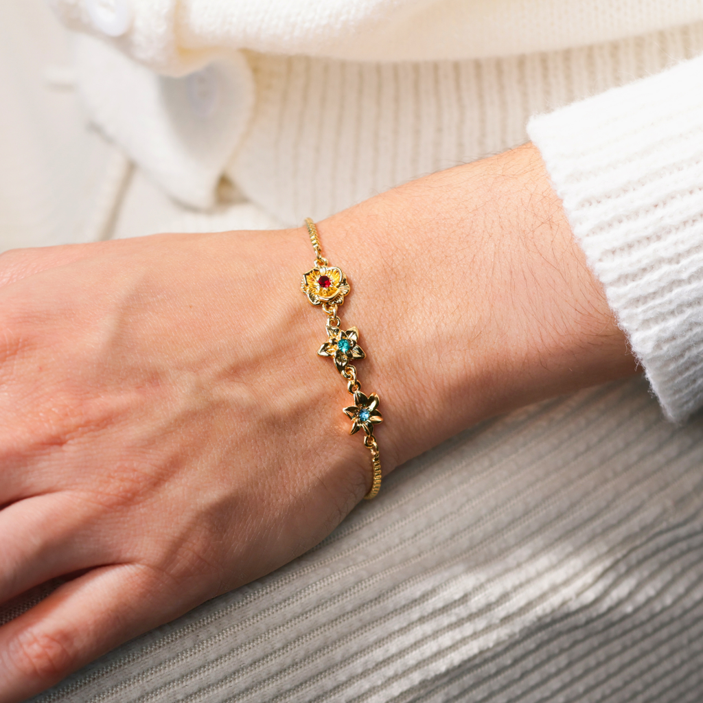 Pulsera Flores de Vida – Personalizable
