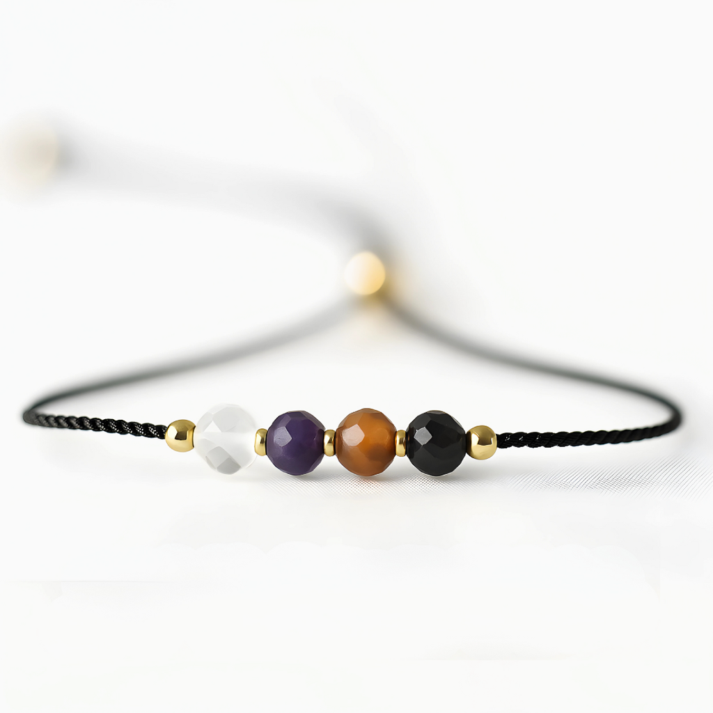 Pulsera de Protección Energética – Amuleto de Piedras Naturales