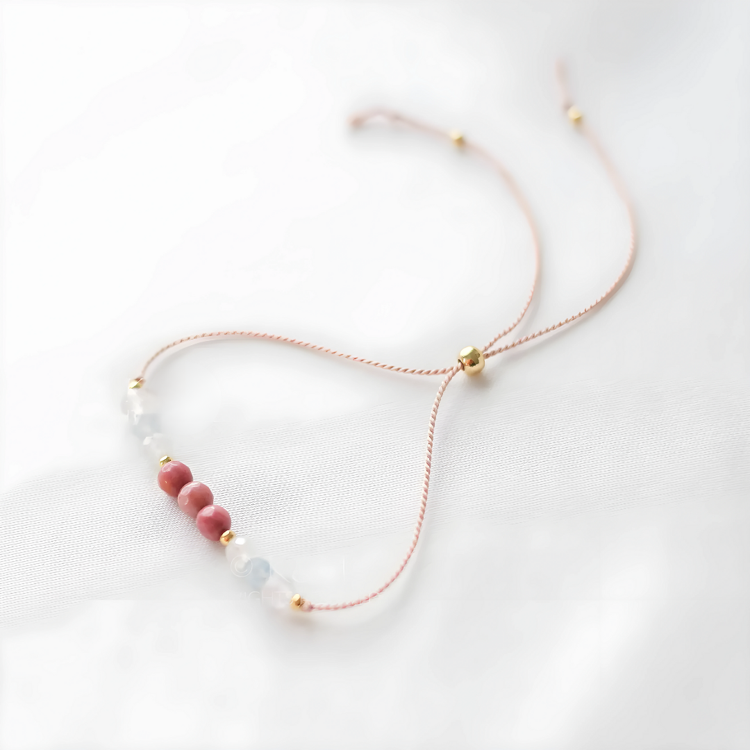 Pulsera Dulce Espera – Celebrando la Maternidad con Piedras Naturales