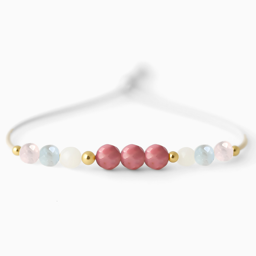 Pulsera Dulce Espera – Celebrando la Maternidad con Piedras Naturales