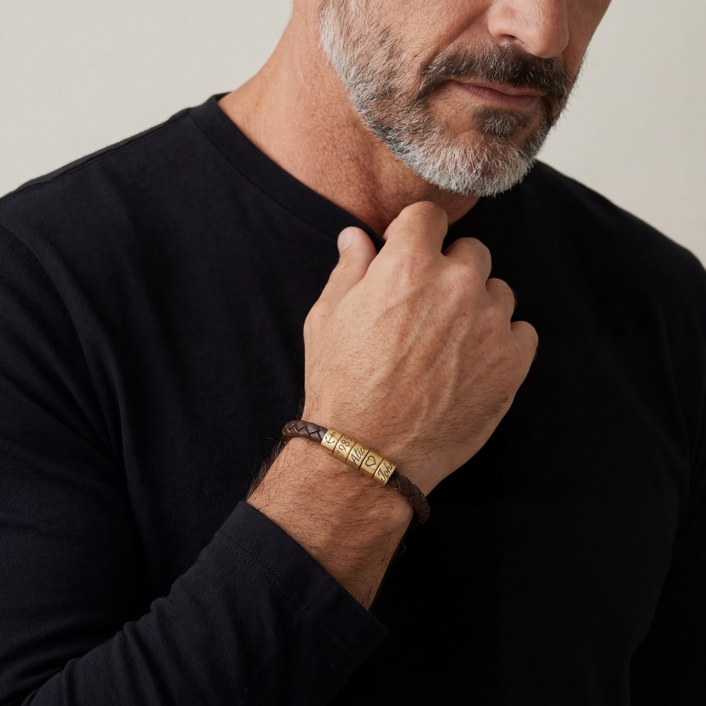 Pulsera El Mejor Papá – Personalizable