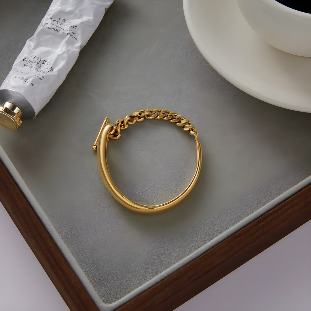 Pulsera Golden Asimétrica