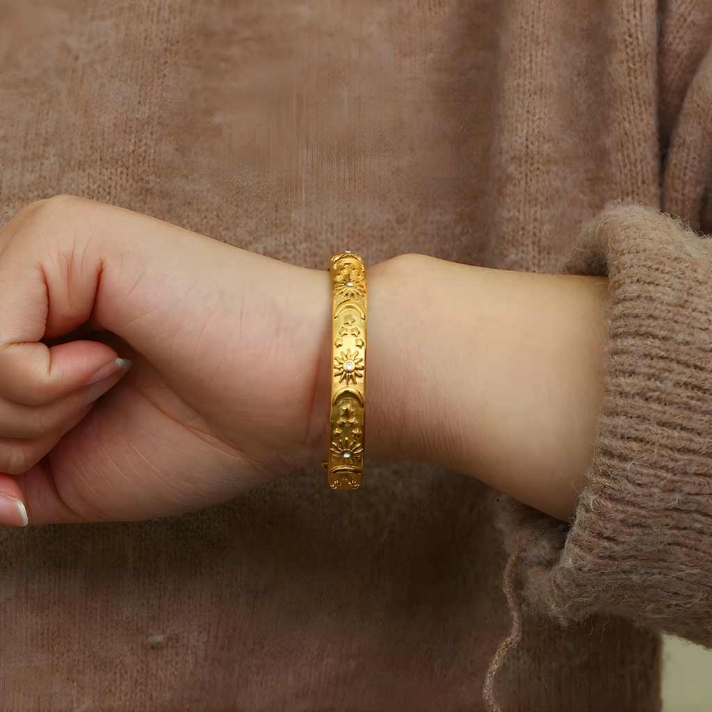 Pulsera Sol, Luna y Estrellas