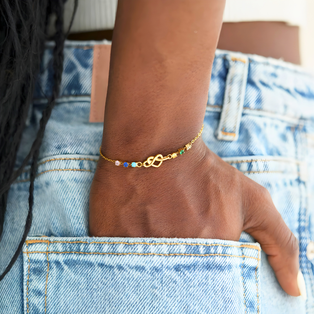 Pulsera Lazo Eterno – A Mi Madre