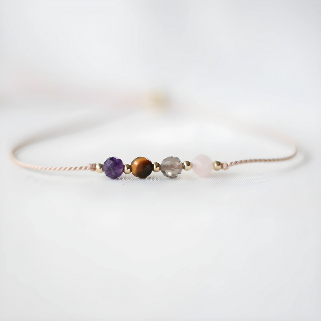 Pulsera Alivio de Ansiedad – Serenidad y Equilibrio con Piedras Naturales