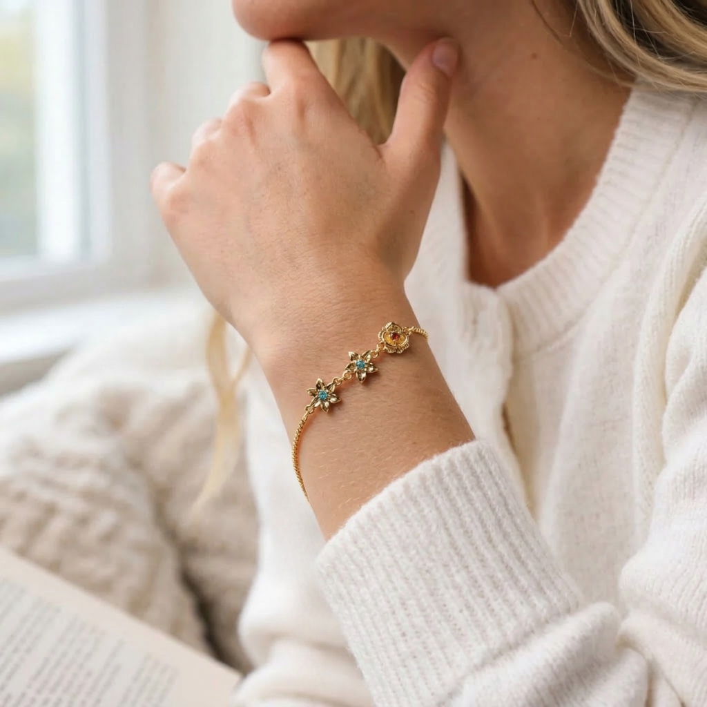 Pulsera Flores de Vida – Personalizable