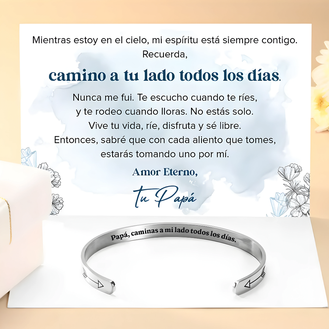 Pulsera Papá – Siempre a Mi Lado