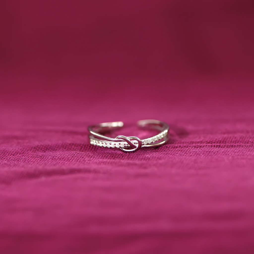 Anillo Nudo de corazón