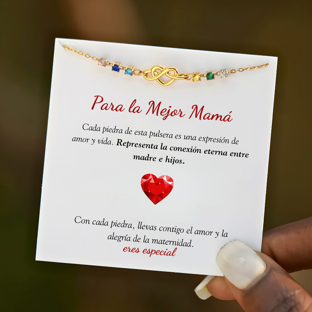 Pulsera Lazo Eterno – A Mi Madre