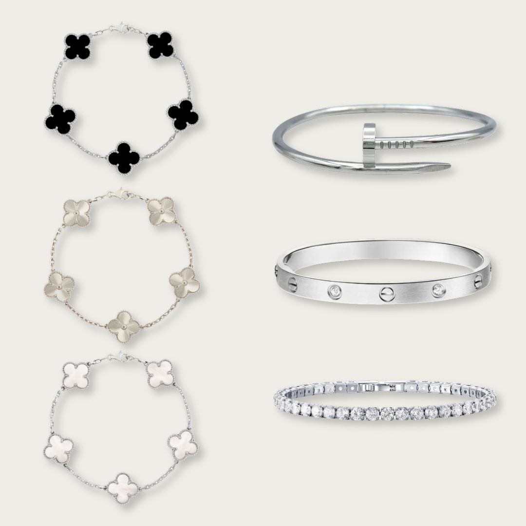Pack Diamante – 5 o 6 Pulseras