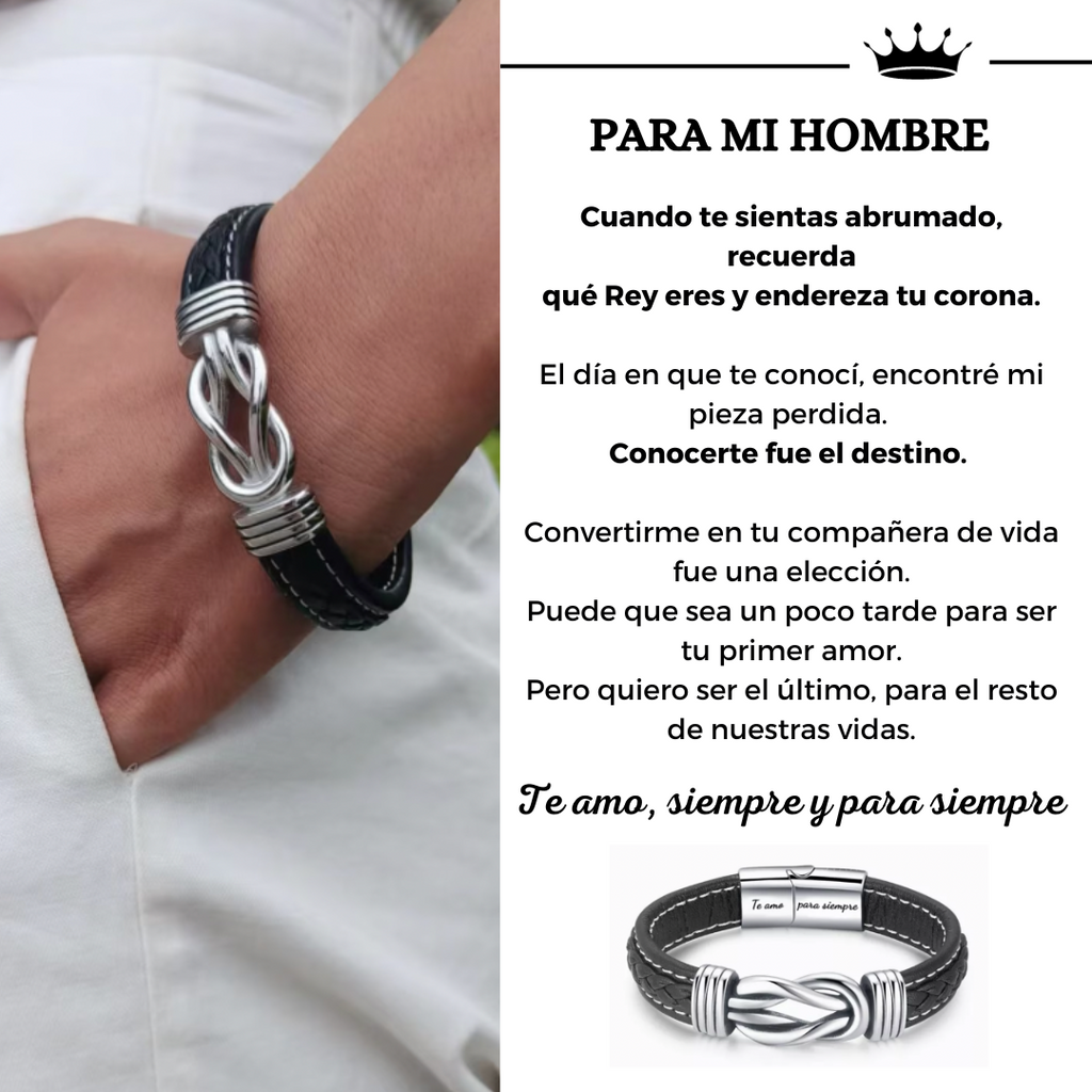 Pulsera Nudo Eterno – Para Mi Hombre