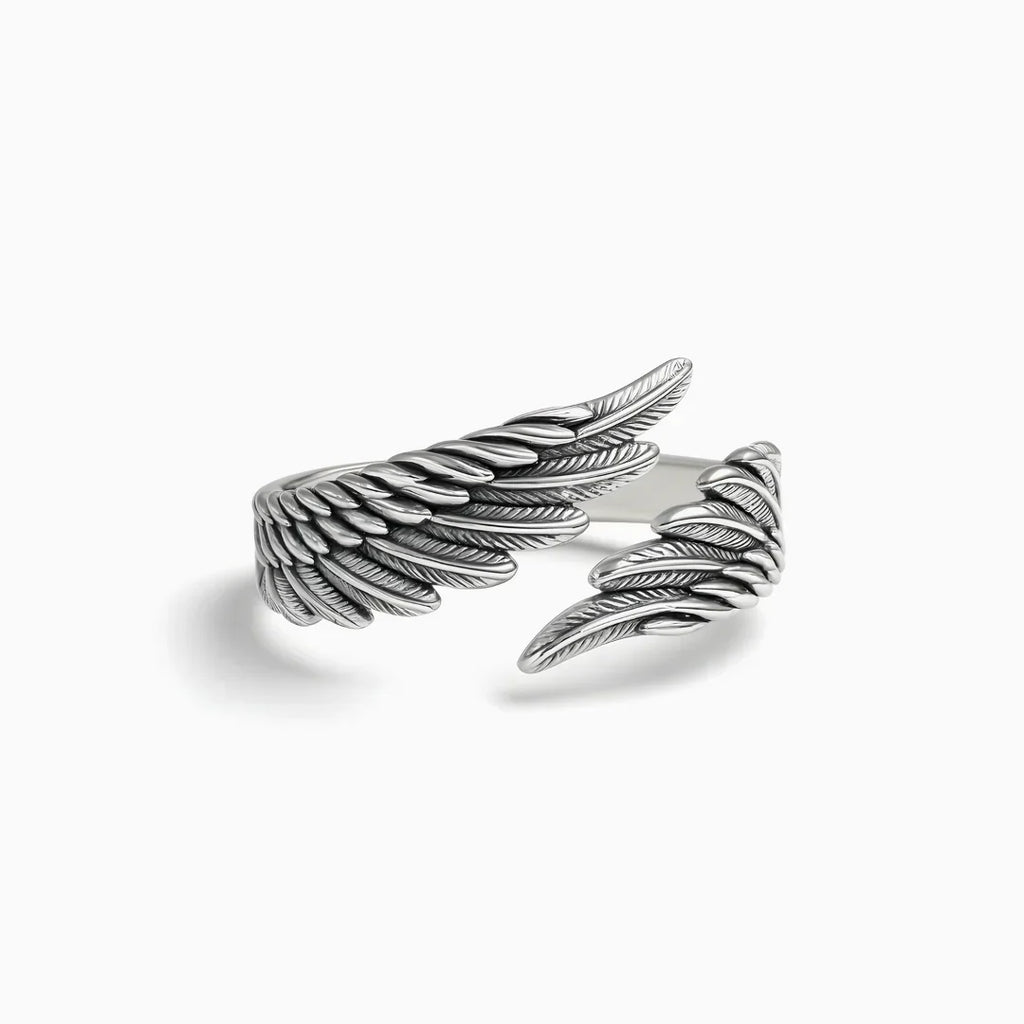 Anillo Alas de Ángel – Personalizable con Nombre