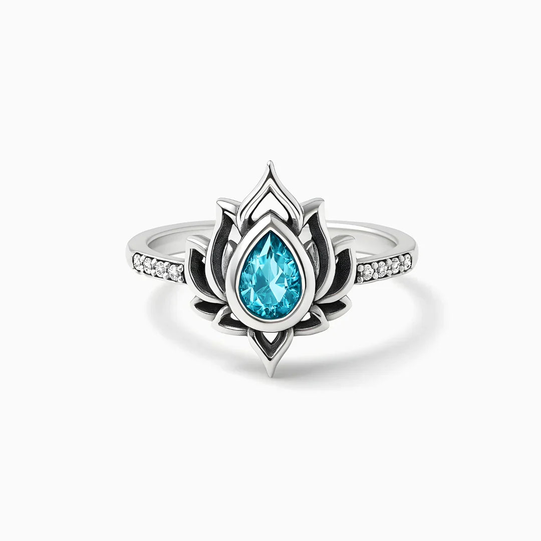 Anillo Lotus – Comenzar de Nuevo - Anillos de Plata | Valentina Jewels
