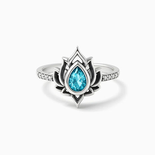 Anillo Lotus – Comenzar de Nuevo - Anillos de Plata | Valentina Jewels