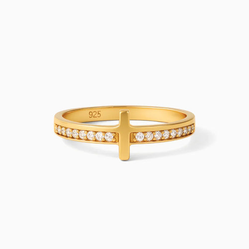 Anillo Confía en Dios - Anillos de Plata y Oro | Valentina Jewels