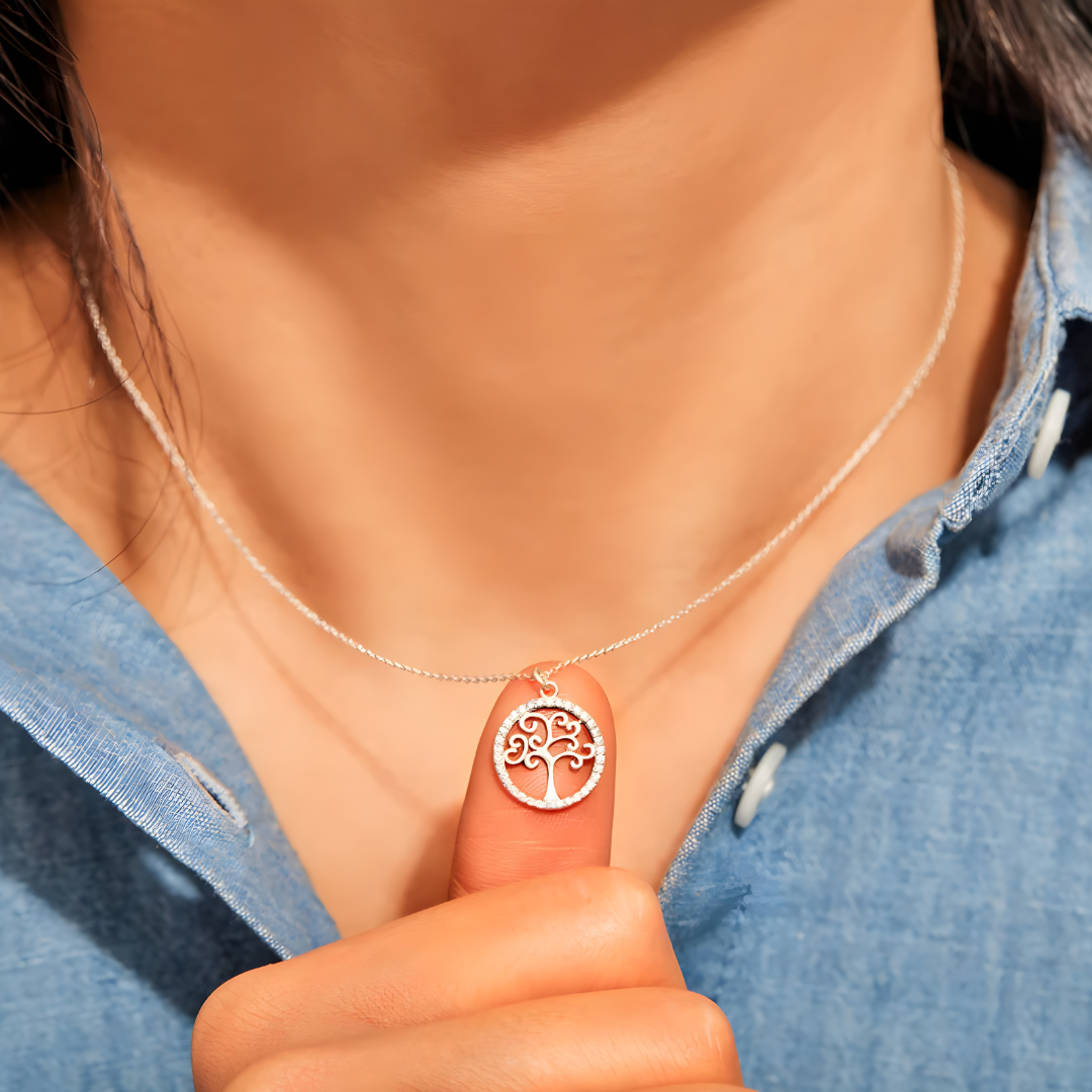 Collar Árbol de la Familia – A mi Mamá