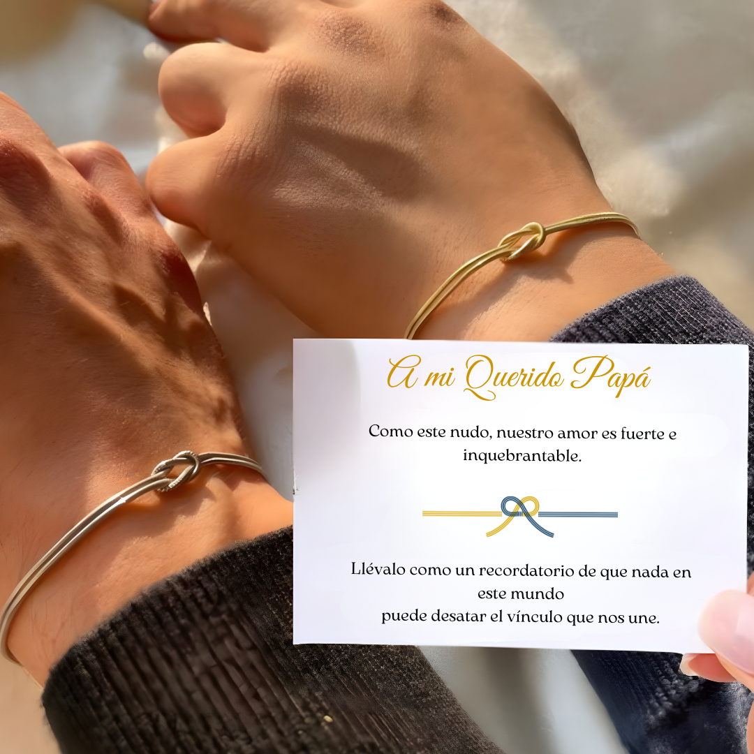 Pulsera Nudo Eterno – A mi Papá