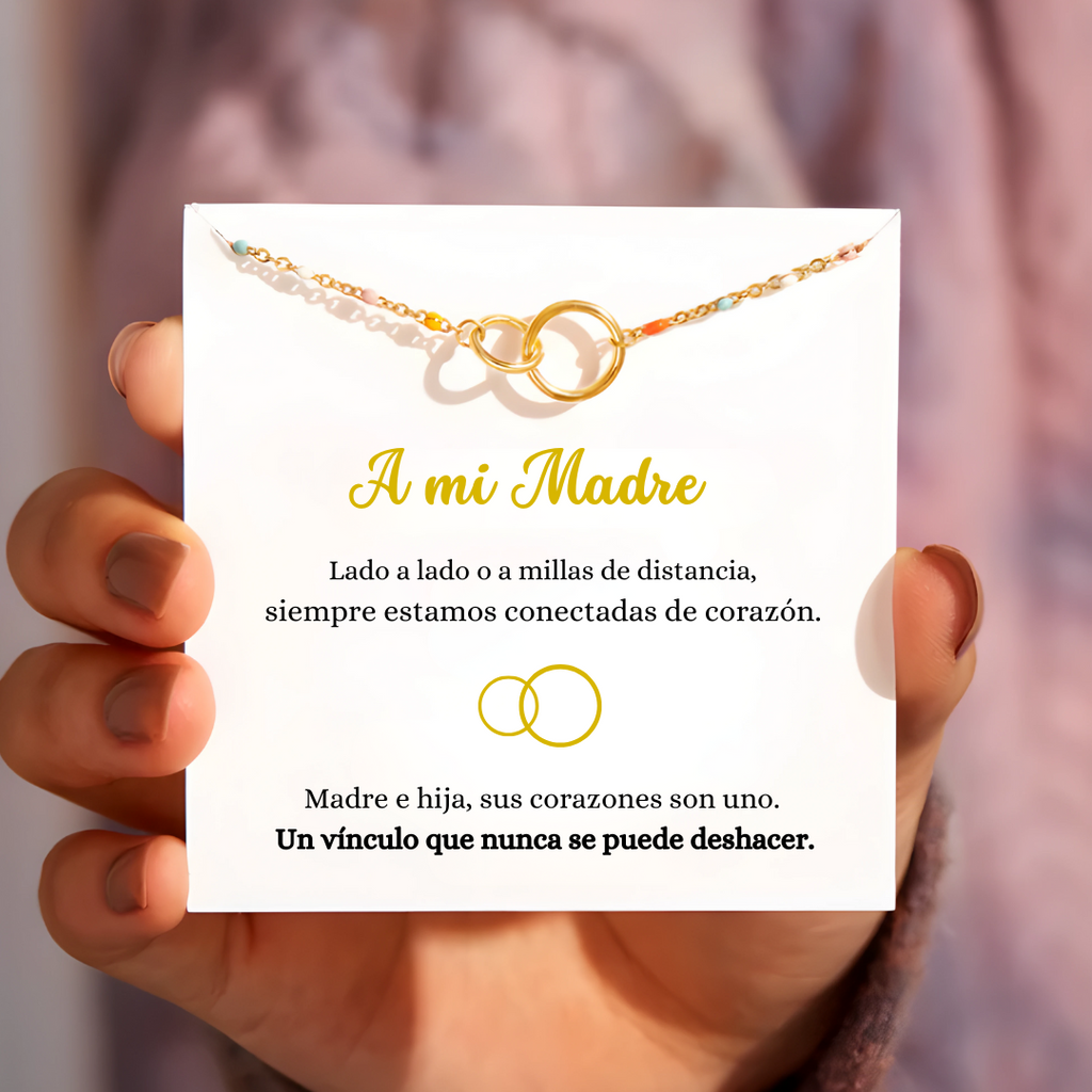 Pulsera Corazones Unidos – A mi Madre
