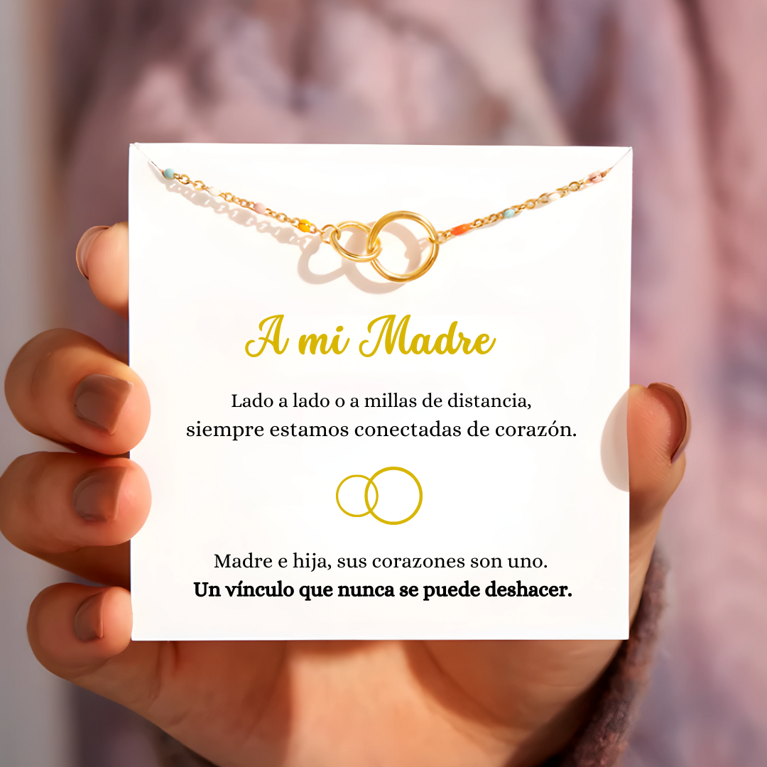 Pulsera Corazones Unidos – A mi Madre