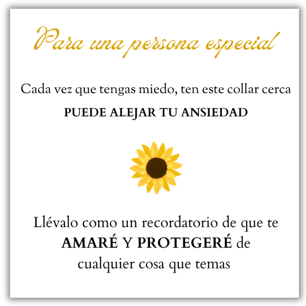 Collar Girasol