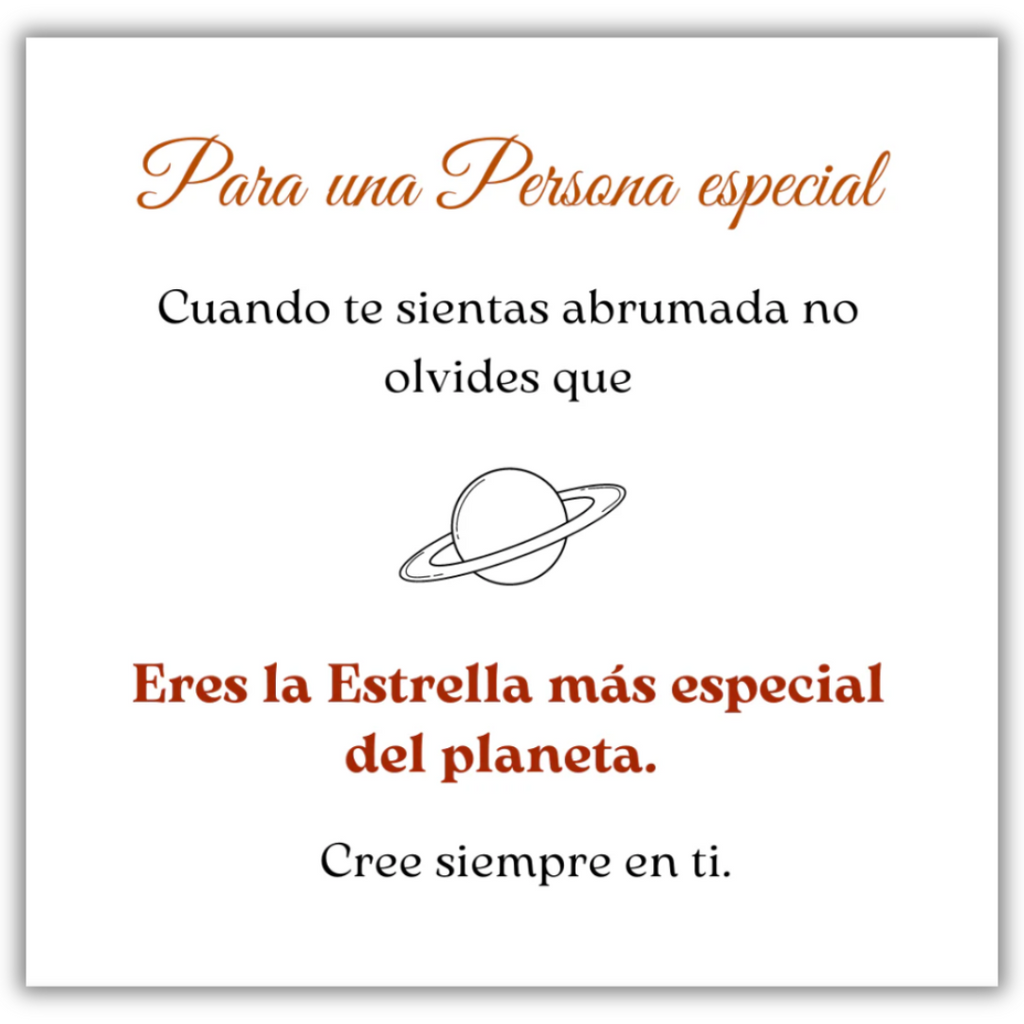 Collar Planeta – Amor y Amistad