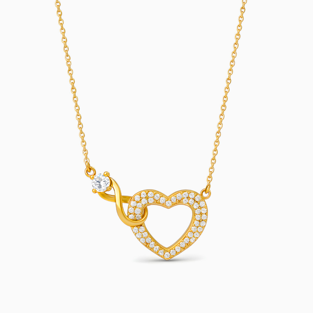Collar Corazón Infinity