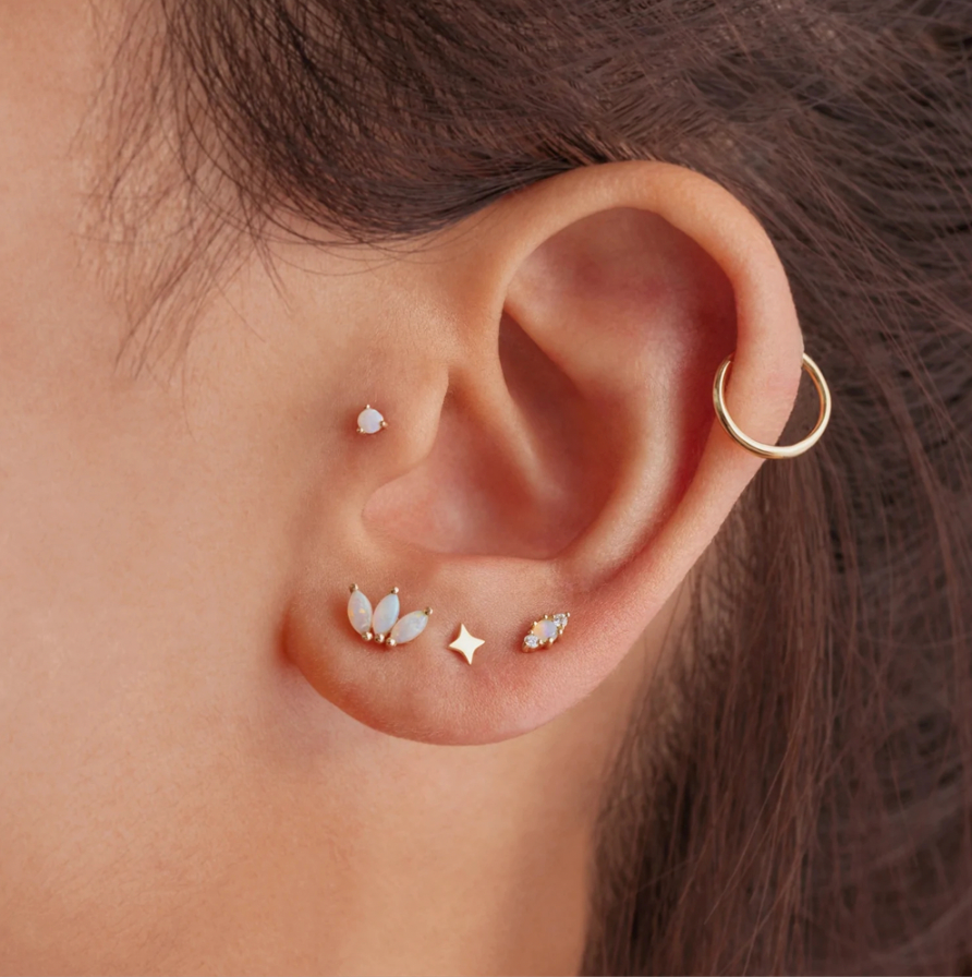 Pendientes White Pearl