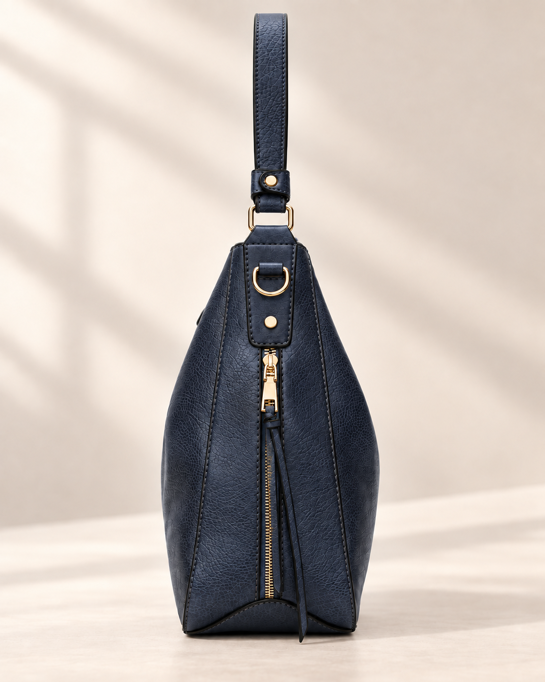 Bolso de Mano de Lujo en Piel Vegana Hobo Antirrobo
