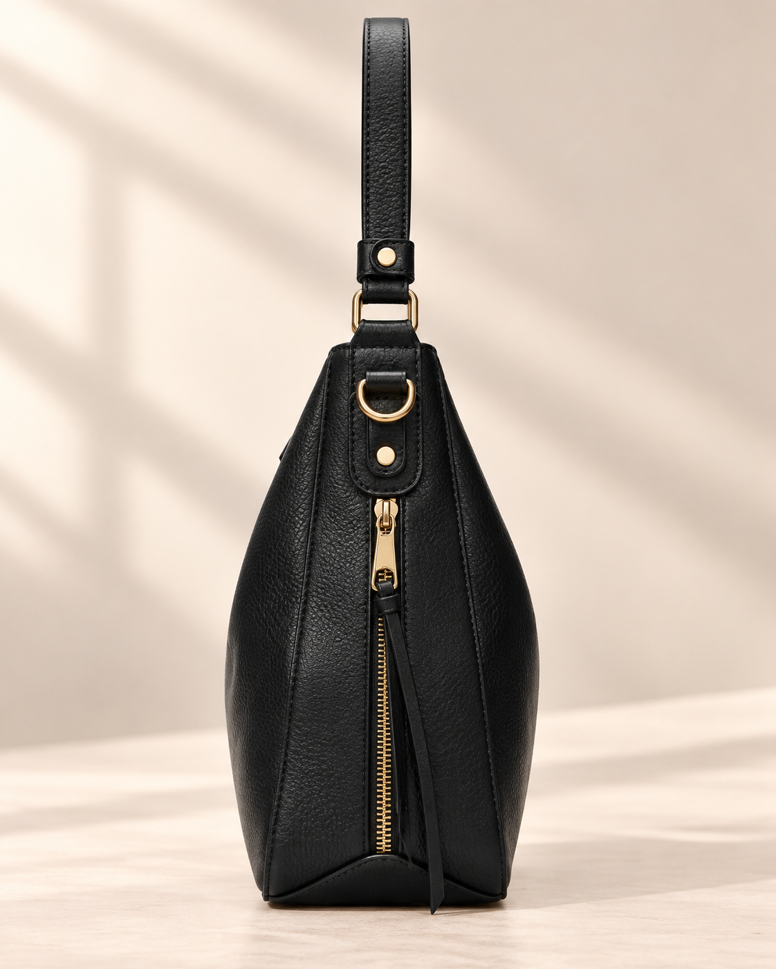 Bolso de Mano de Lujo en Piel Vegana Hobo Antirrobo