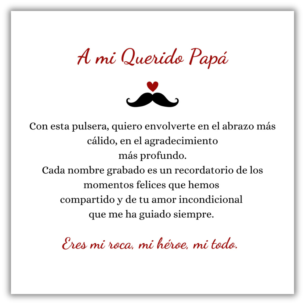 Pulsera Amor Paterno – Hombre