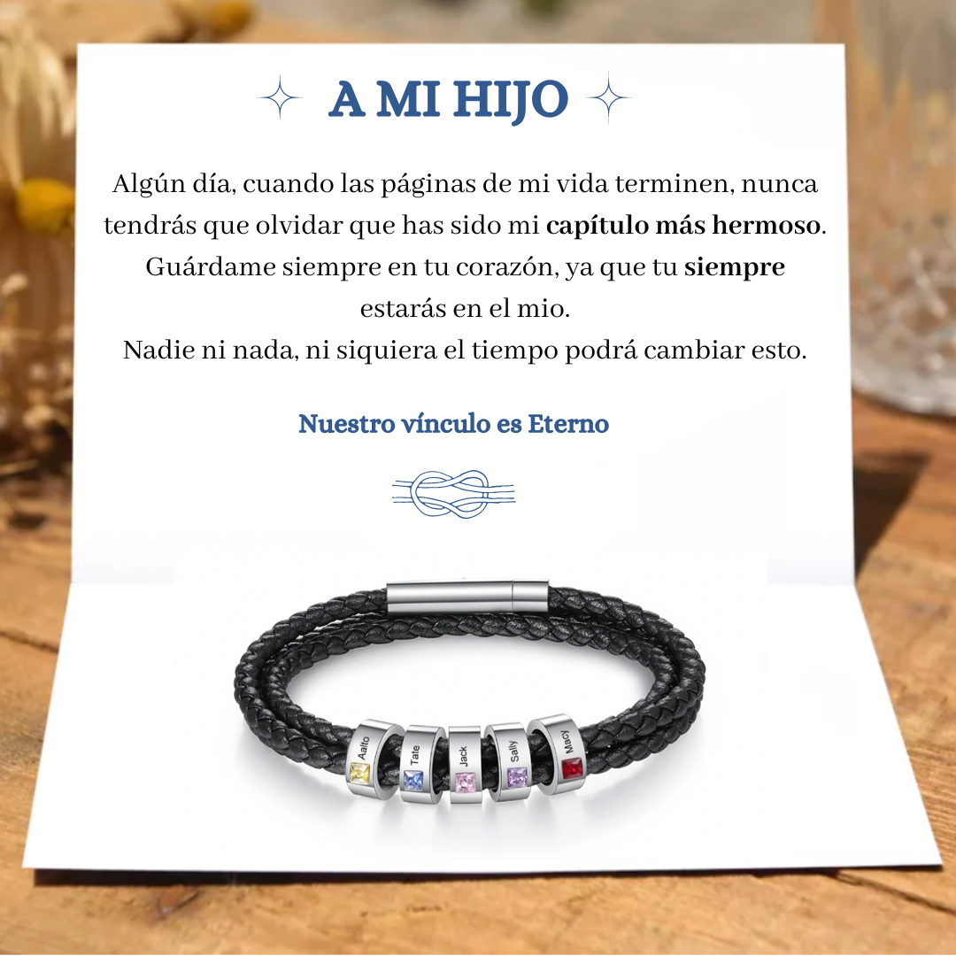 Pulsera Piedras de Vida – A Mi Hijo