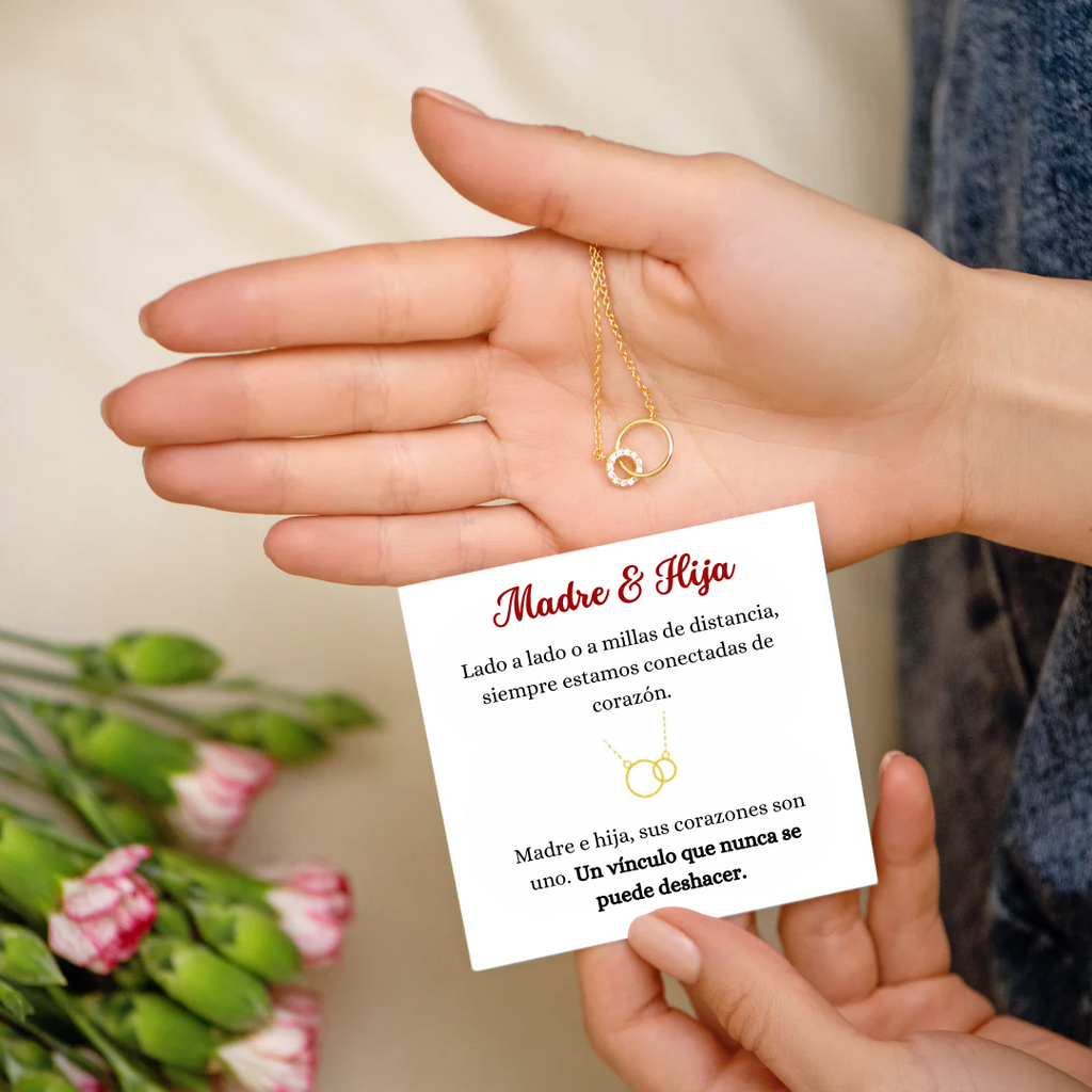 Collar Corazones Unidos – Madre & Hija
