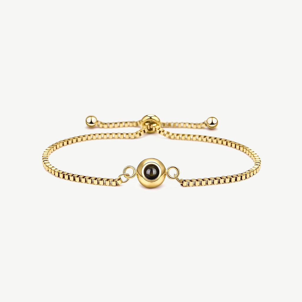 Pulsera Ajustable con Foto Oculta