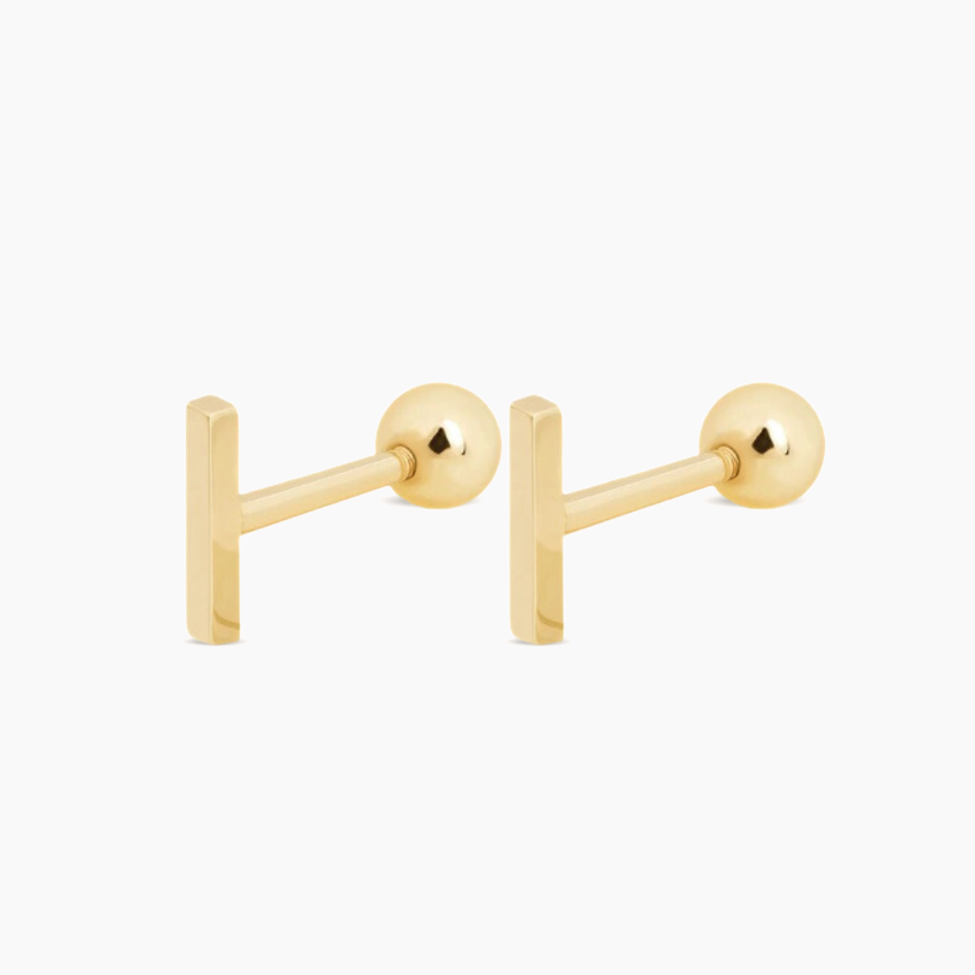 Pendientes Huggies Bar