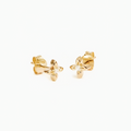 Pendientes Mini Rayo S925 Bañados en Oro