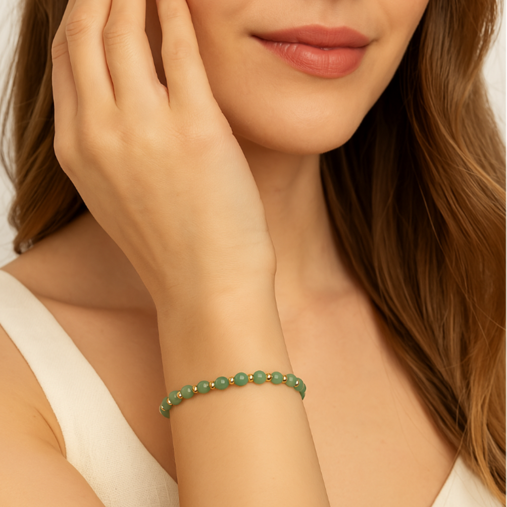 Pulsera Equilibrio Interior – Aventurina Verde Natural