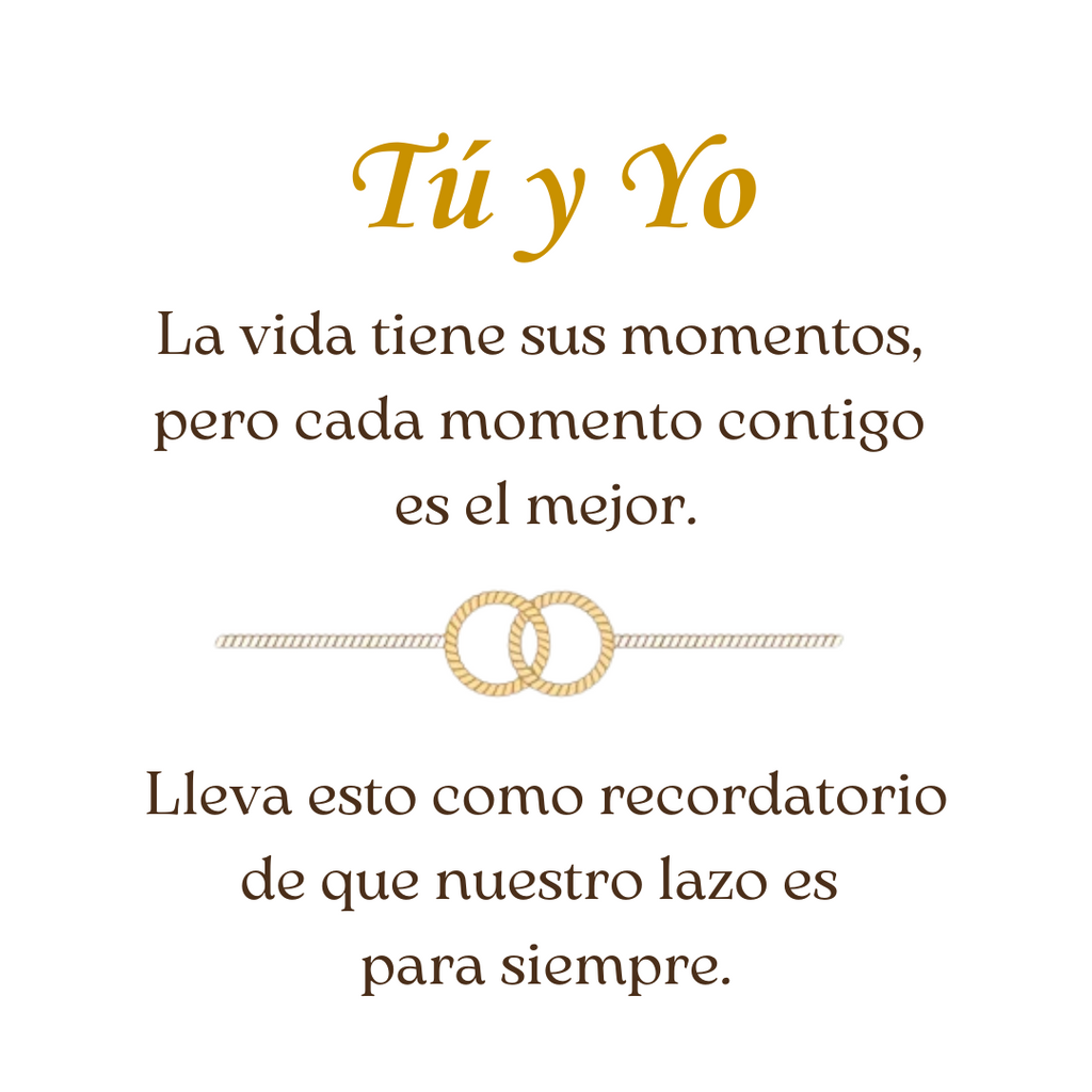 Pulsera Siempre Tu y Yo – Amor y Compromiso