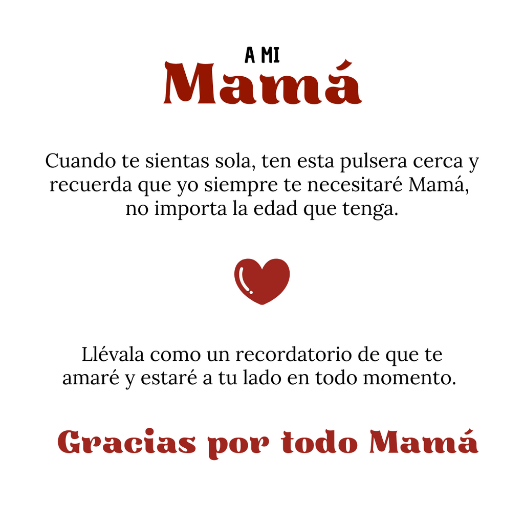 Pulsera de Promesa Eterna – A mi Madre