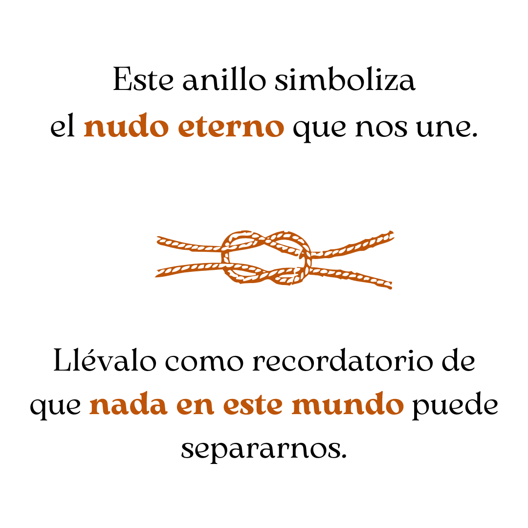 Anillo Nudo de corazón