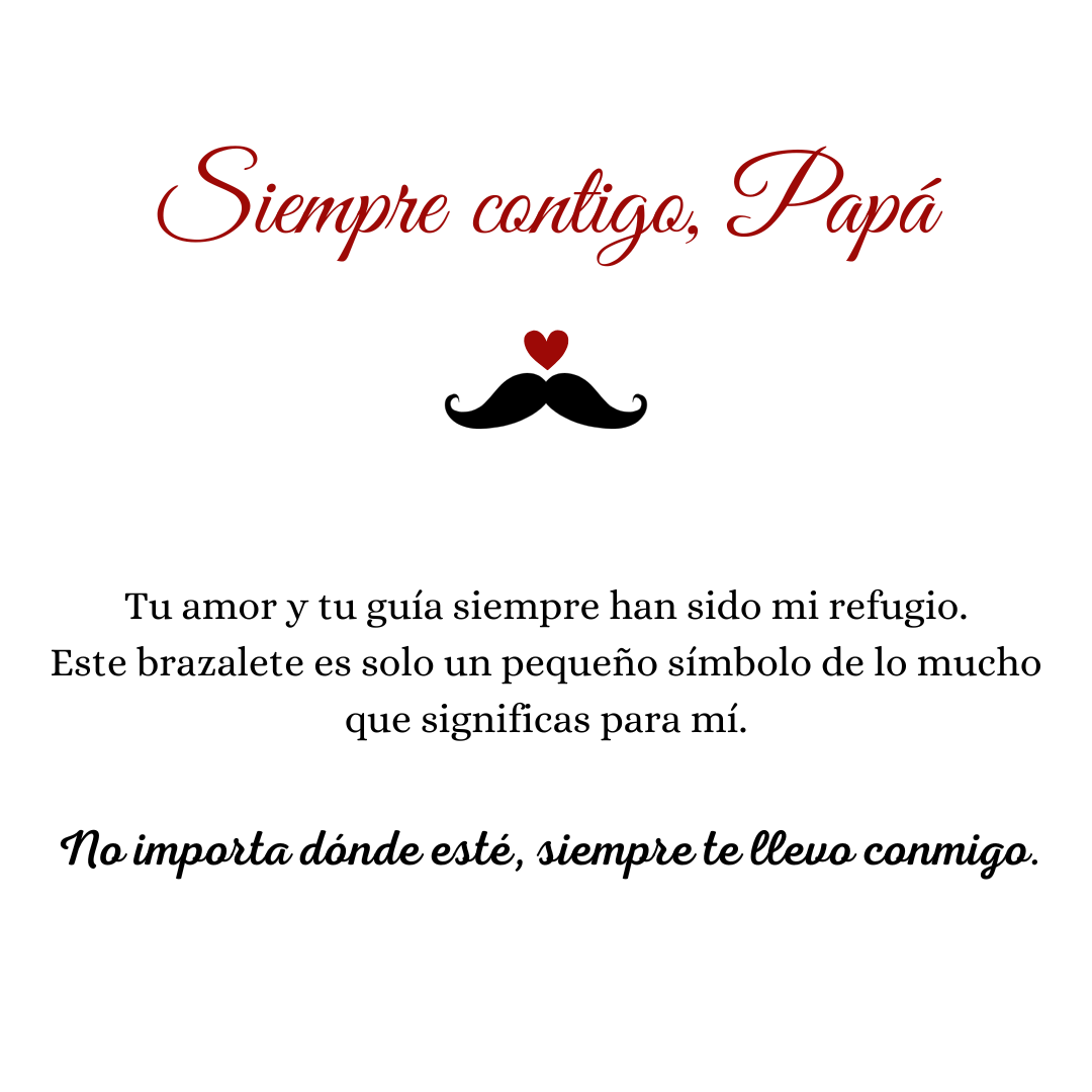 Pulsera Siempre Contigo – Papá