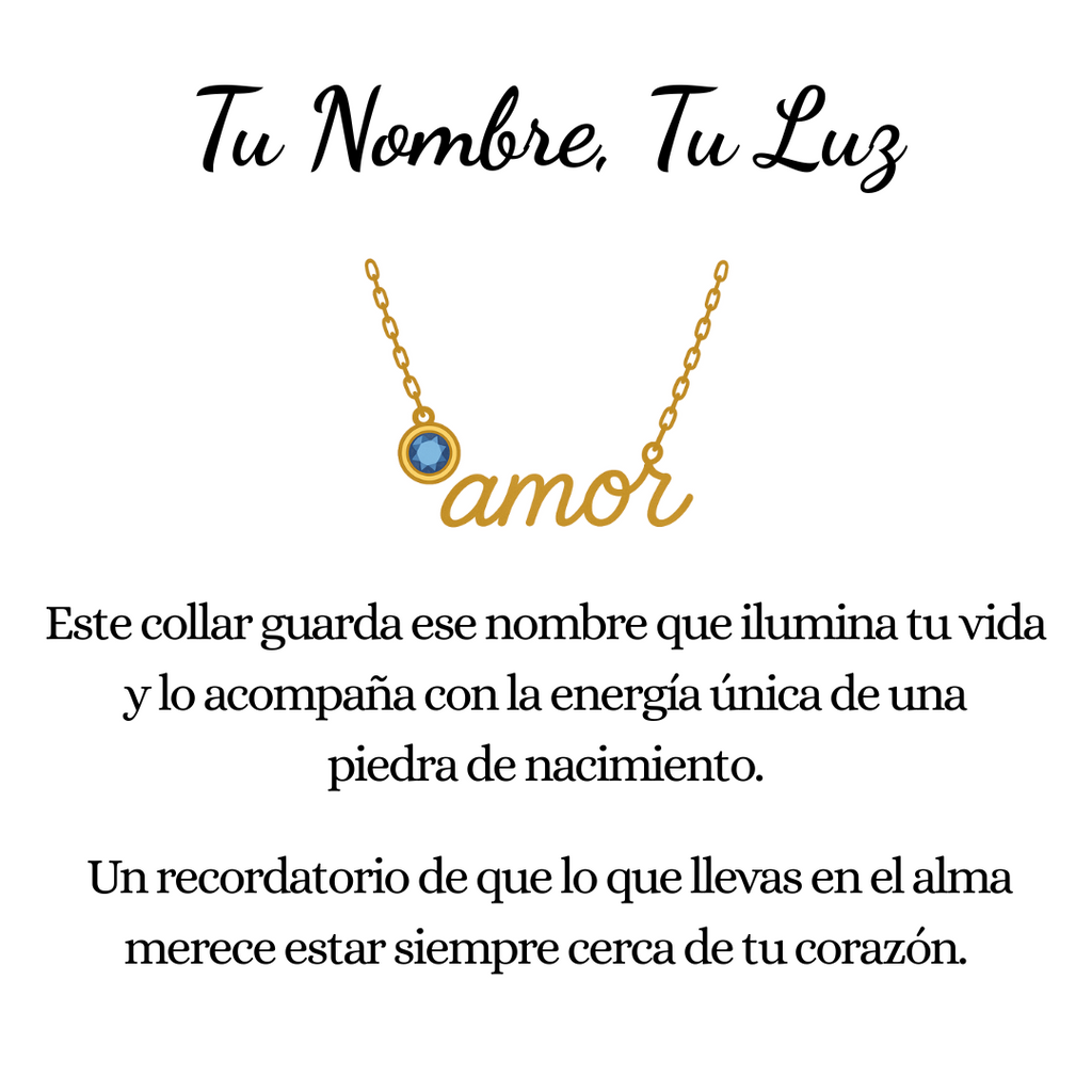 Collar Tu Nombre, Tu Luz