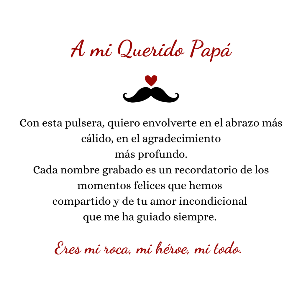 Pulsera Piedras de Vida – A mi Padre