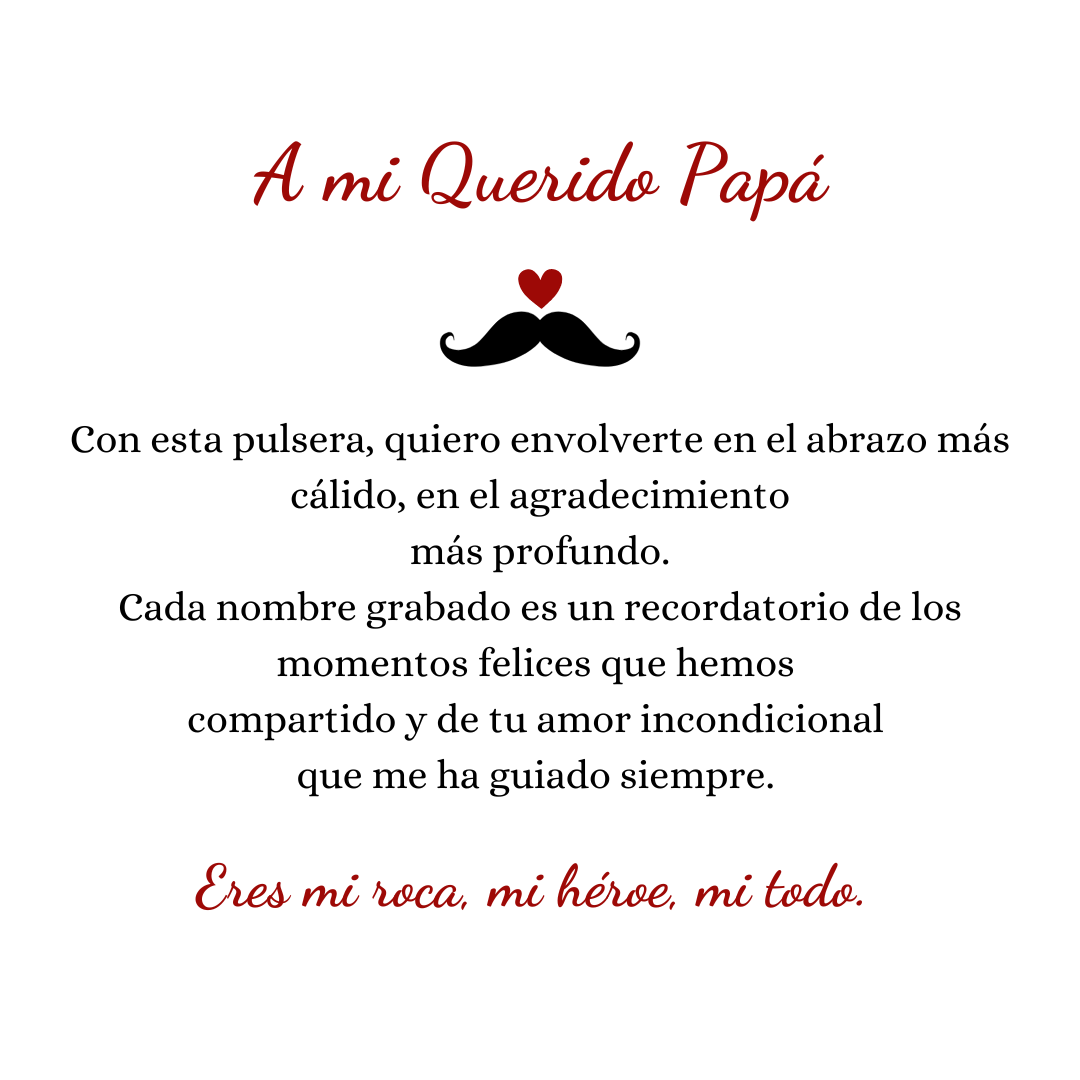 Pulsera Piedras de Vida – A mi Padre