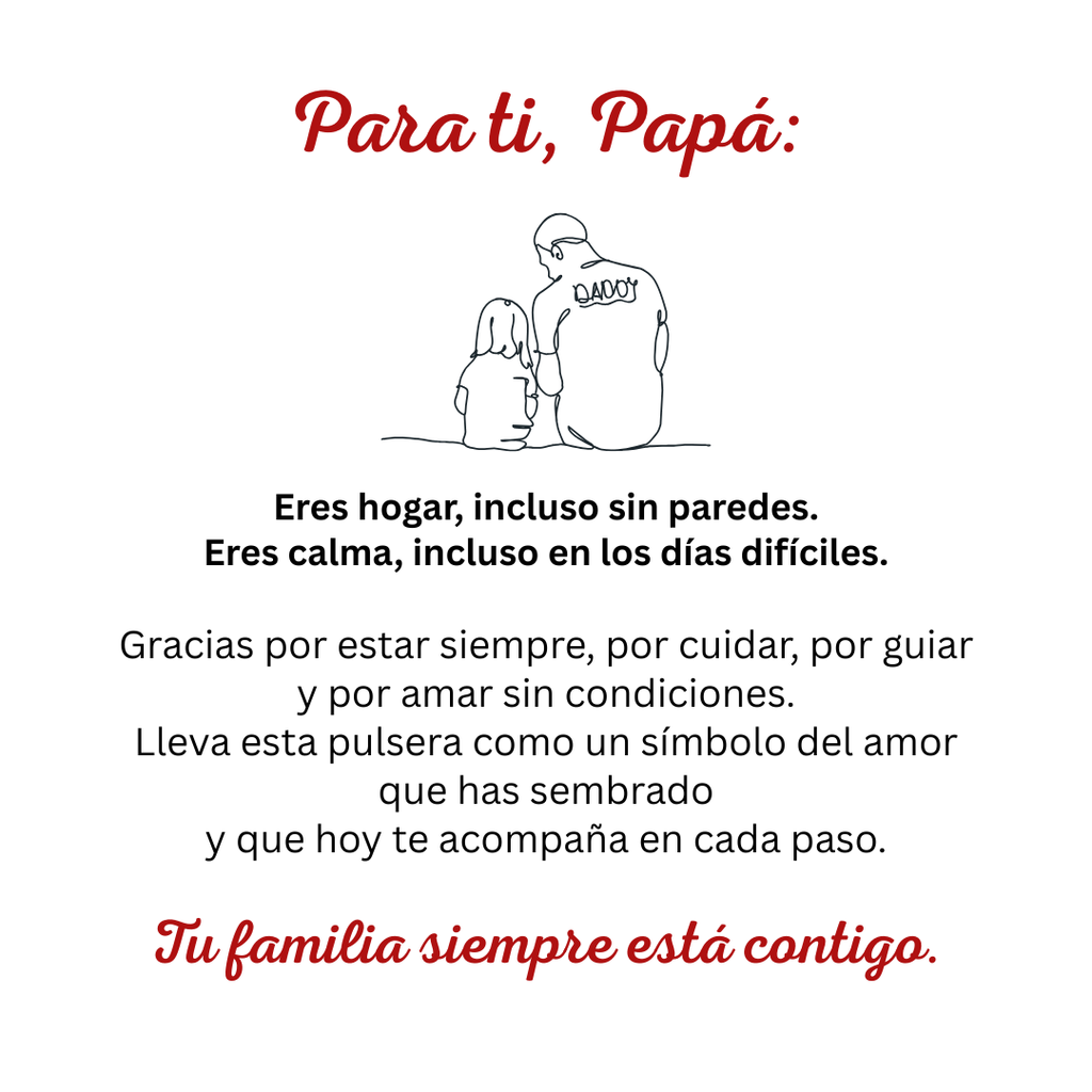 Pulsera Papá – Edición Especial