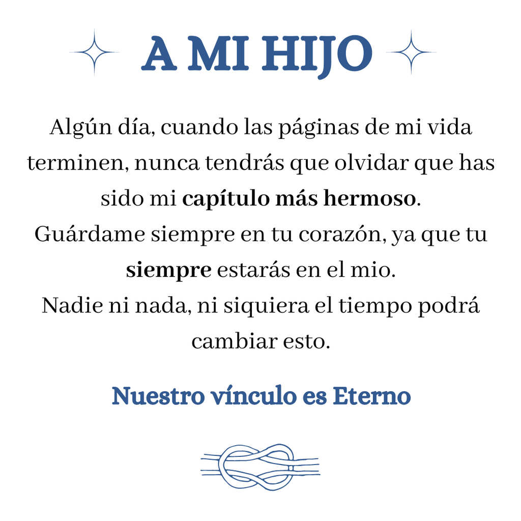 Pulsera Piedras de Vida – A Mi Hijo