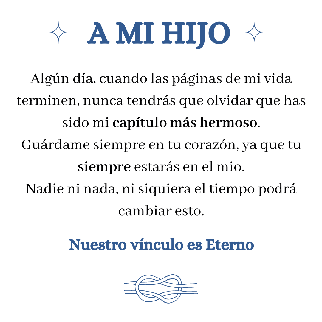 Pulsera Piedras de Vida – A Mi Hijo